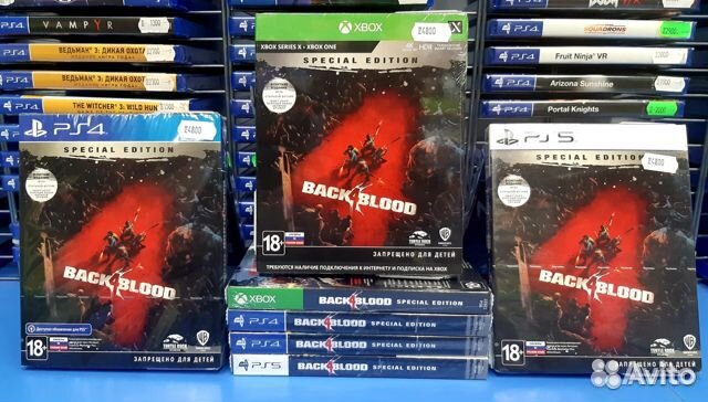 Back4Blood игры Xbox One 300шт - обмен - прокат