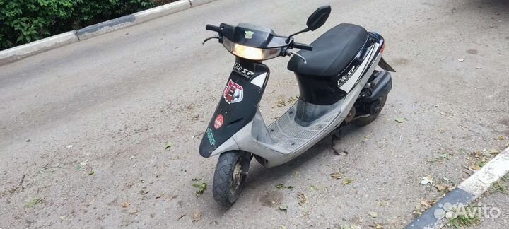 Скутер на ходу