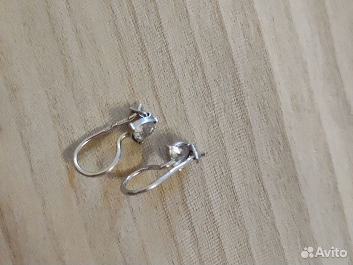 Серьги женские серебро 925 пробы