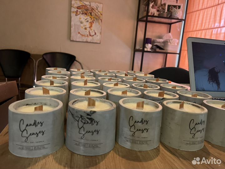 Ароматические свечи опт / розница из соевого воска