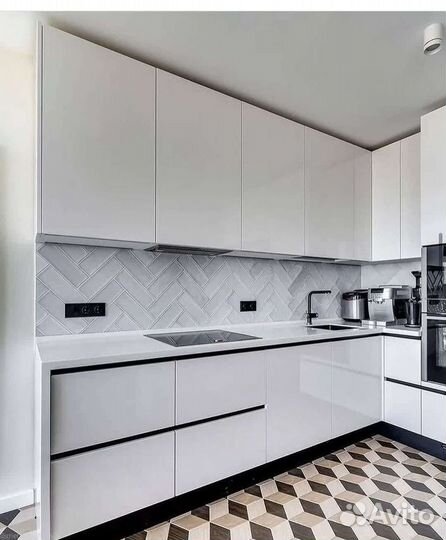 Кухня белоснежка