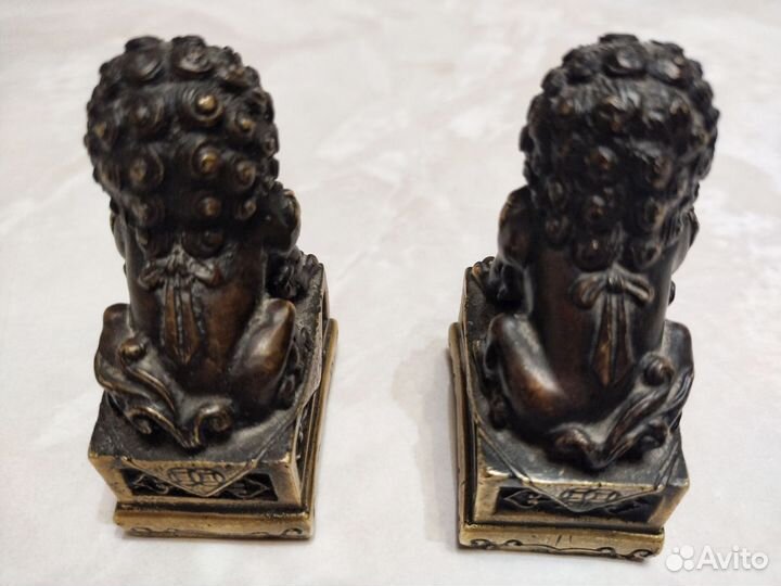 Собачки Фу бронза