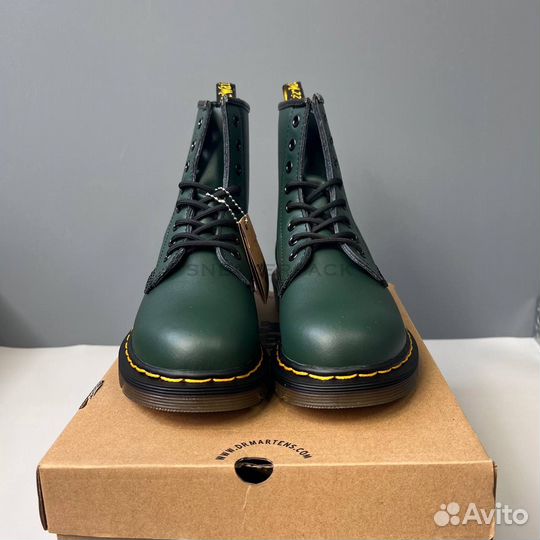 Ботинки Dr Martens 1460 зеленые унисекс 38-48