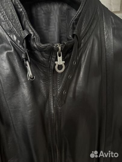 Кожаная куртка мужская Salvatore Ferragamo