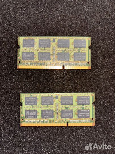 Samsung 4 гб DDR3 1333 мгц sodimm