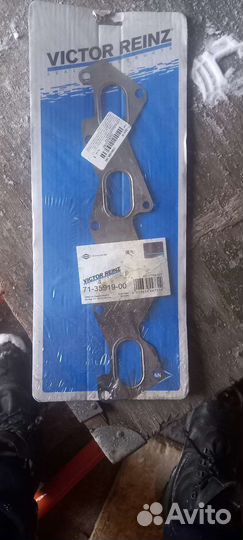 Прокладка под коллектор peugeot 4007 2,2