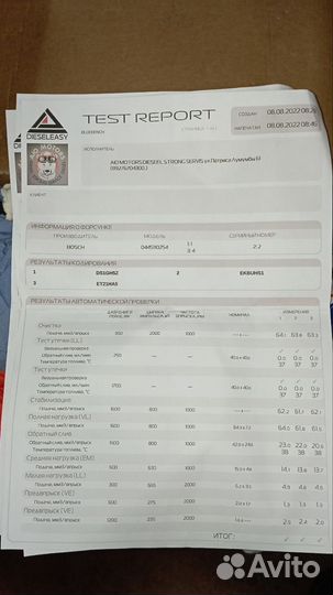 Топливные форсунки Hyundai SantaFe 2.2crdi 2008