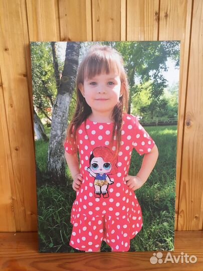 Печать портретов и картин на холсте, стекле