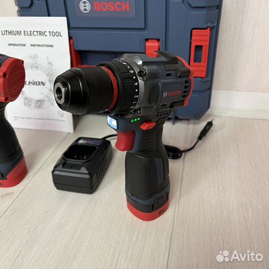 Бесщеточный шуруповерт+импакт Bosch 2в1