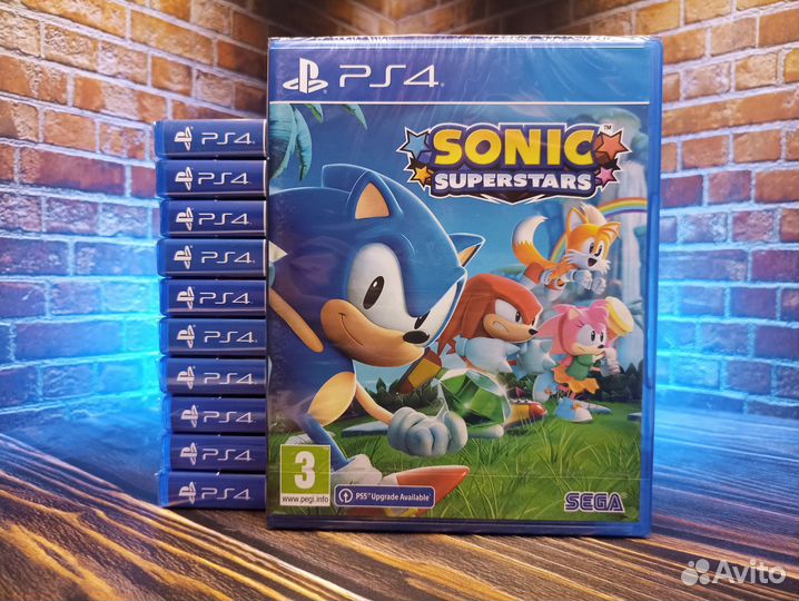 Sonic superstars PS4 Новый диск