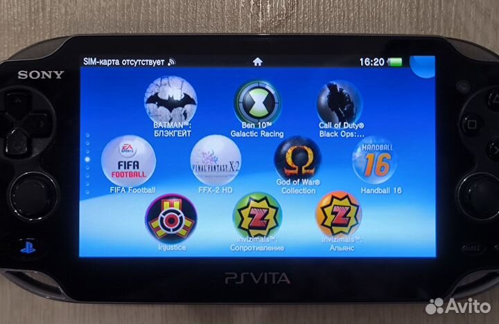 Sony ps Vita прошитая + sd2vita 128gb