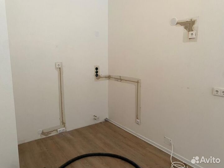 Перенос и добавление розеток, штробление стен