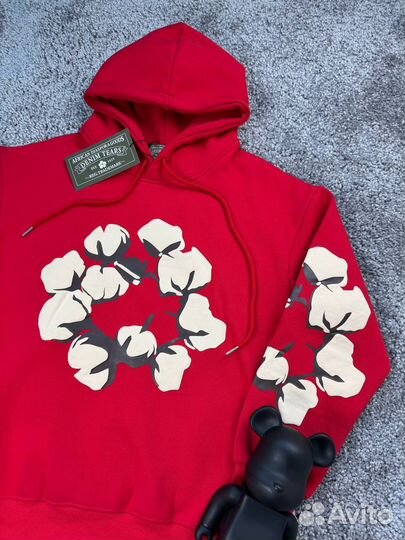 Худи Denim Tears Another Country красное