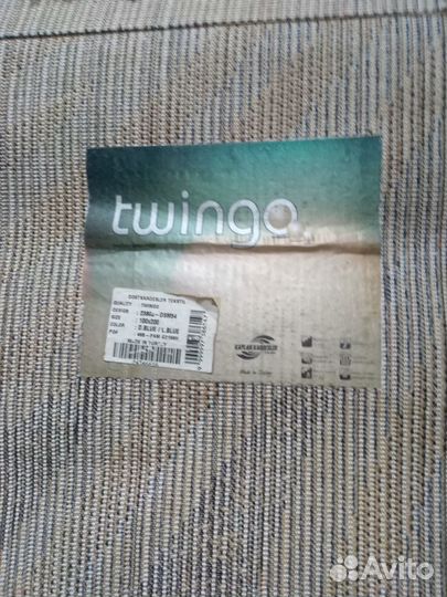 Ковер со средним ворсом голубой 100*200 см