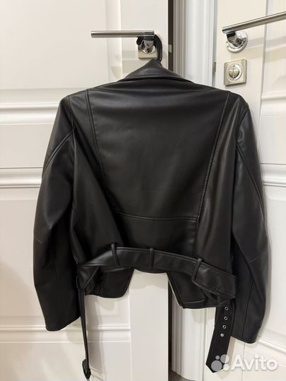 Кожаная косуха Zara