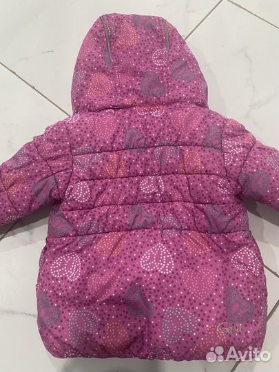 Зимний костюм для девочки 92