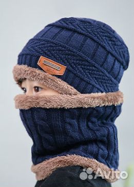 Комплект шапка и снуд