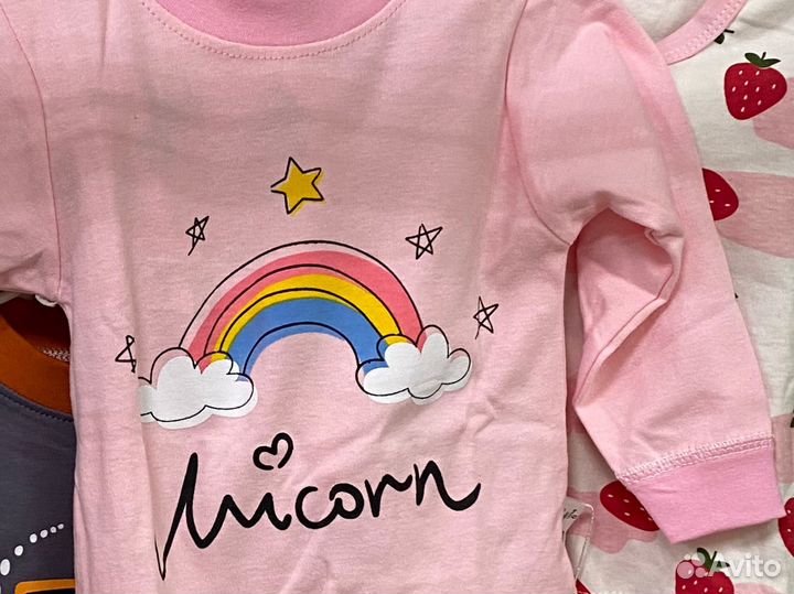 Пижама для девочки 74 80 86 92 98 104 110 116