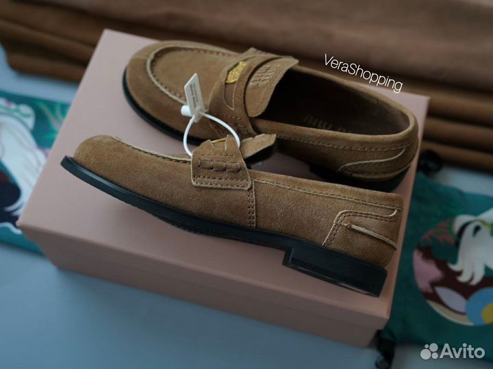 Мокасины/лоферы под заказ Miu Miu 37