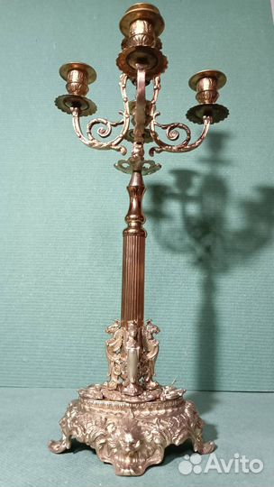 Канделябр латунь