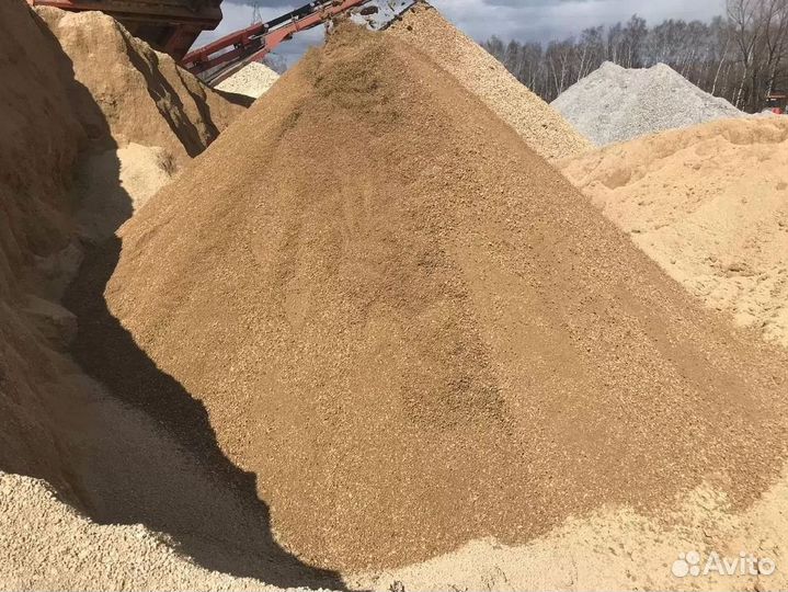 Песок строительный от 20 мешков