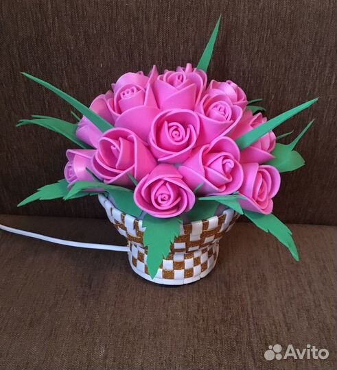 Корзинка светильник,ночник