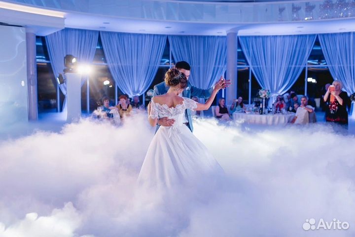 Тяжёлый дым и холодные фонтаны для свадеб