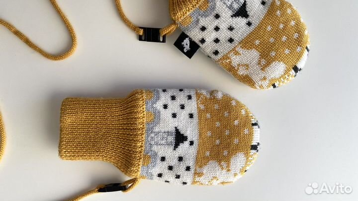 Варежки зимние reima moomin без пальчика