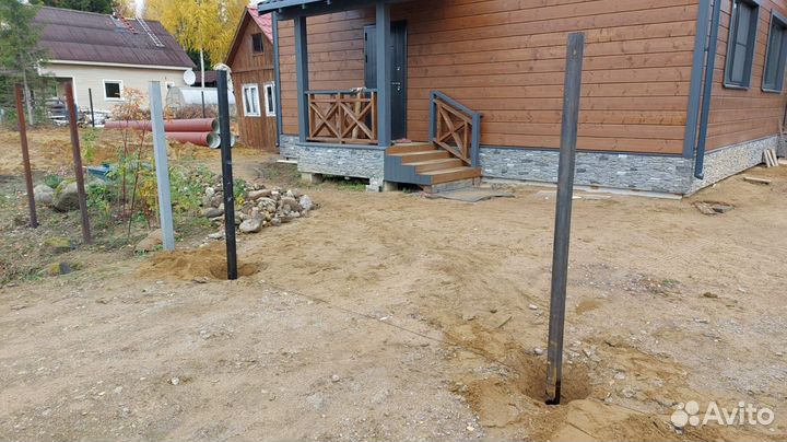 Столбы заборные