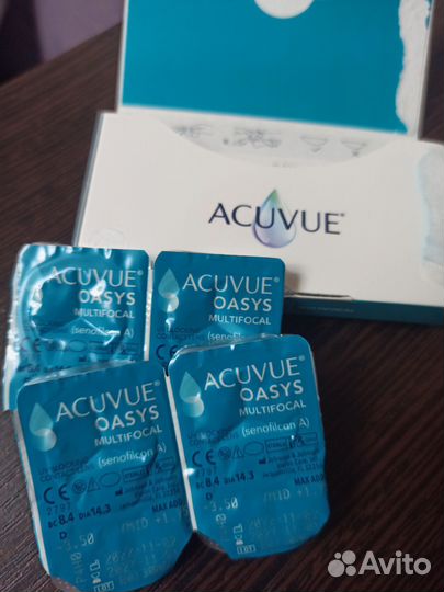 Линзы контактные acuvue oasys мультифокальные