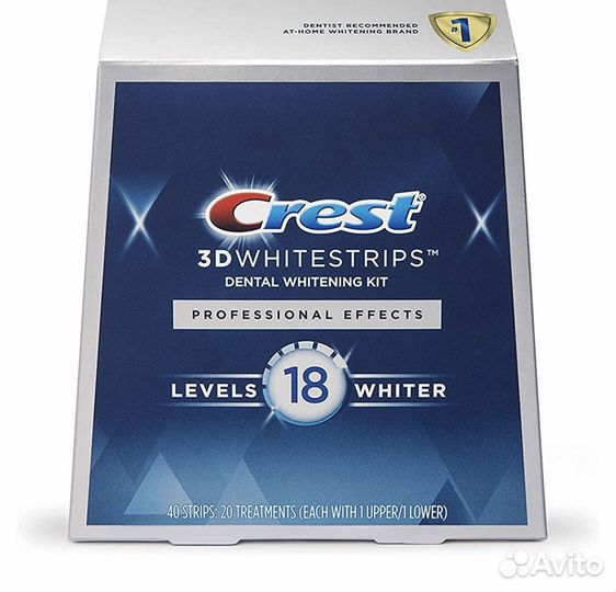 Отбеливающие полоски для зубов crest