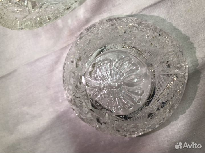 Вазочки хрустальные