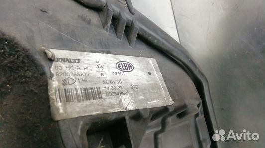 Фара правая dacia sandero 1 (BBR10MU01)