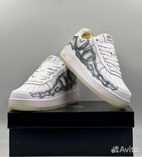 Кроссовки Nike air force 1 low Skeleton