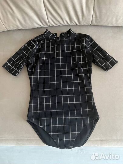 Черное боди Cropp