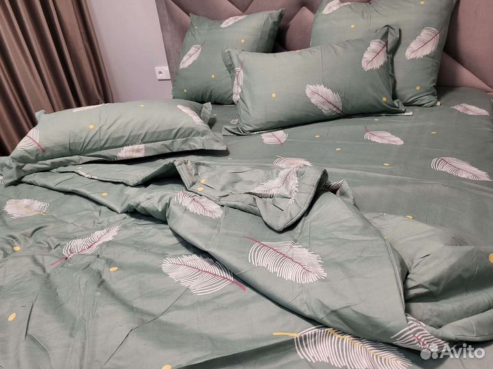Постельное белье новое с одеялом