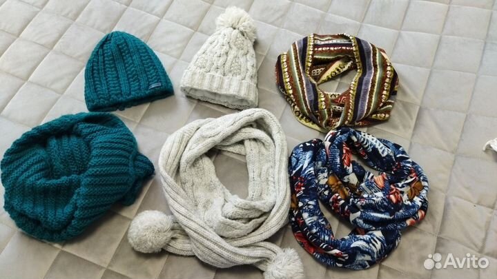 Шапки шарфы пакетом женские