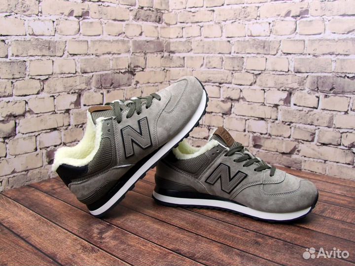 Кроссовки New balance 574 зимние