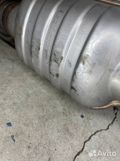 Выхлопная труба с катализатором Bmw 325I Е91