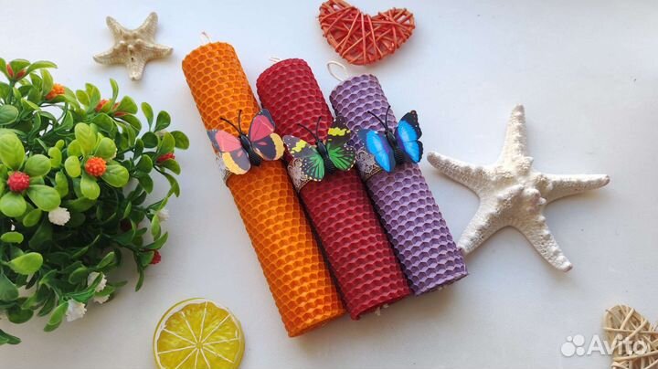 Свечи из вощины на заказ