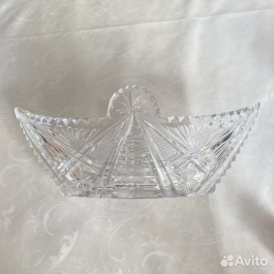Хрустальный салатник, конфетницы СССР
