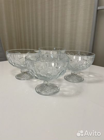 4 креманки фруктовницы салатницы