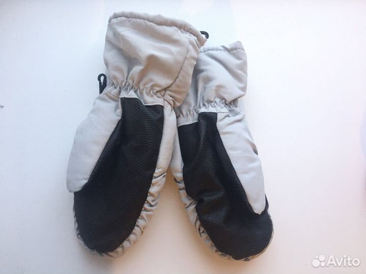 Варежки краги детские на замке новые