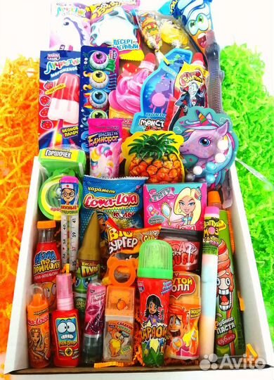 Сладкий подарочный бокс набор для девочки