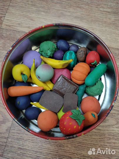 Игрушечная еда из полимерной глины