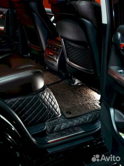 3D коврики из экокожи Alphard