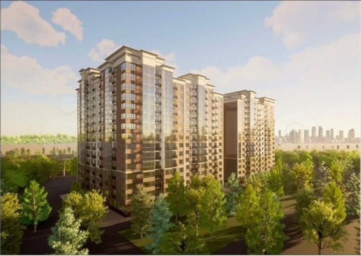 1-к. квартира, 45,6 м², 7/14 эт.