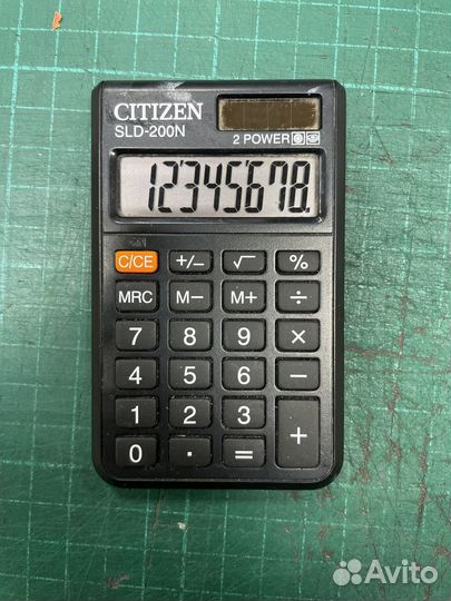 Калькулятор citizen sld-200n