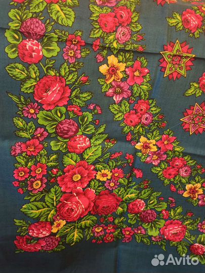 Павлопосадский платок мерный лоскут