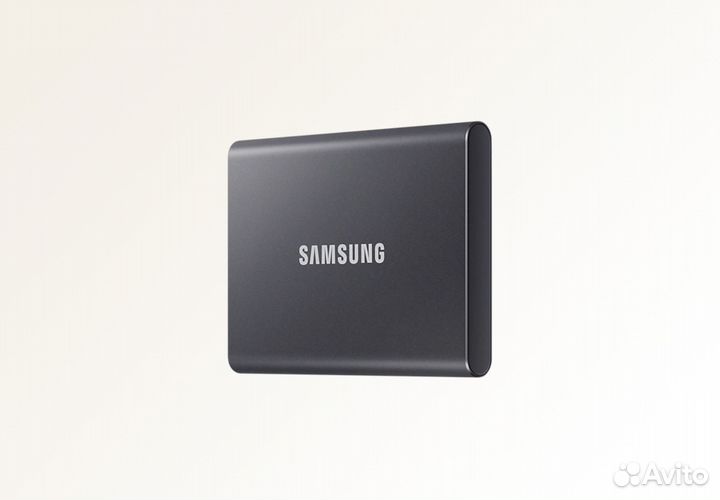 Внешний SSD Samsung T7 500Gb, USB 3.2 Type-C (Серы